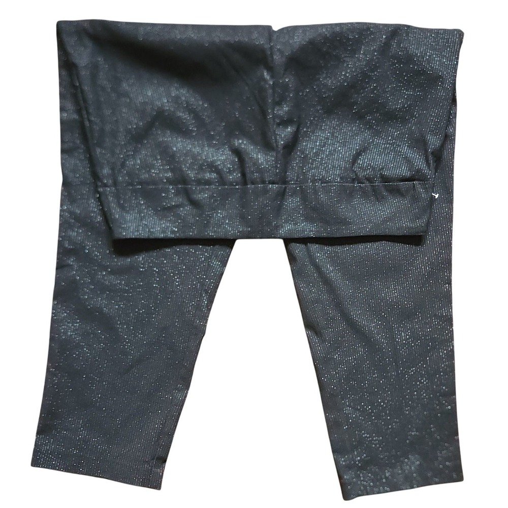 Black Cropped Women's Pants - Picture 3 of 4